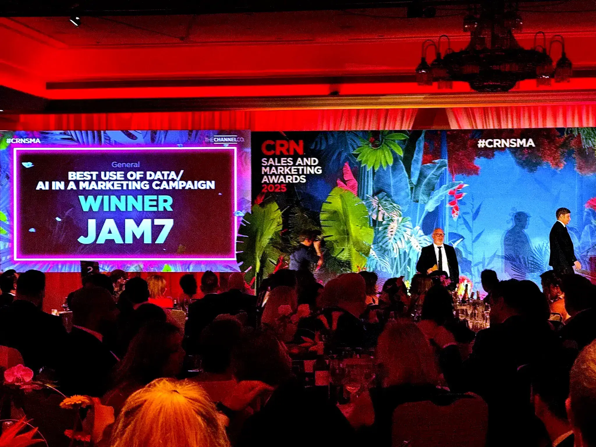 Jam 7 wins “Best Use of Data/AI in a Marketing Campaign” at the CRN Awards 2025